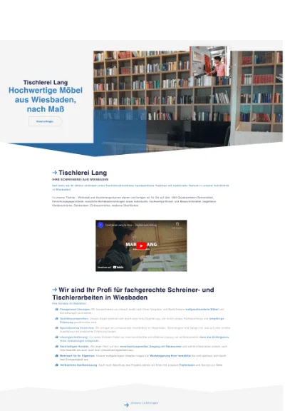 Tischlerei Wolfgang Lang