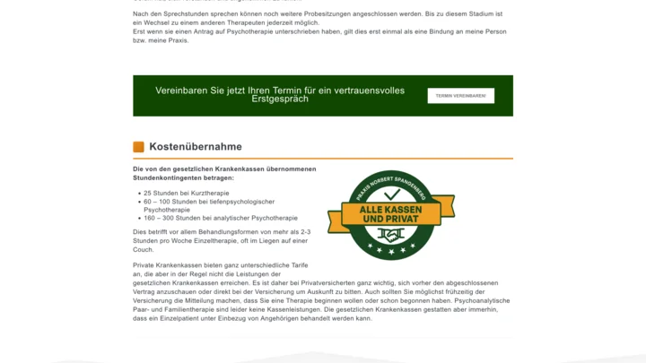 Webdesign Referenz von Artmedia Jäger Wiesbaden - Norbert Spangenberg
