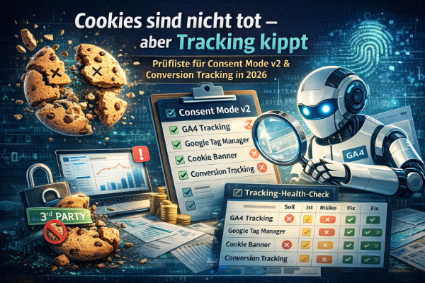 Consent Tool - Google Analytics Cookies sind nicht tot aber Tracking kippt: Was du 2026 sofort an Consent & Messung prüfen musst
